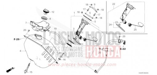 RESERVOIR A CARBURANT NSS125ADT de 2026